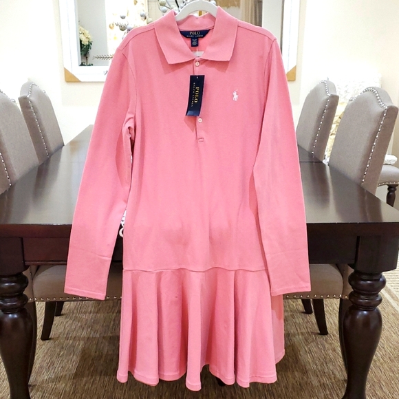 👚 Authentic New With Tag Ralph Lauren Shirt Dress - Picture 1 of 5